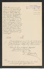 k.k. naturhistorisches Hofmuseum, Intendanzakten 1885-1896 (Hauer), Aktenzahl Z.300/1891, Seite 3